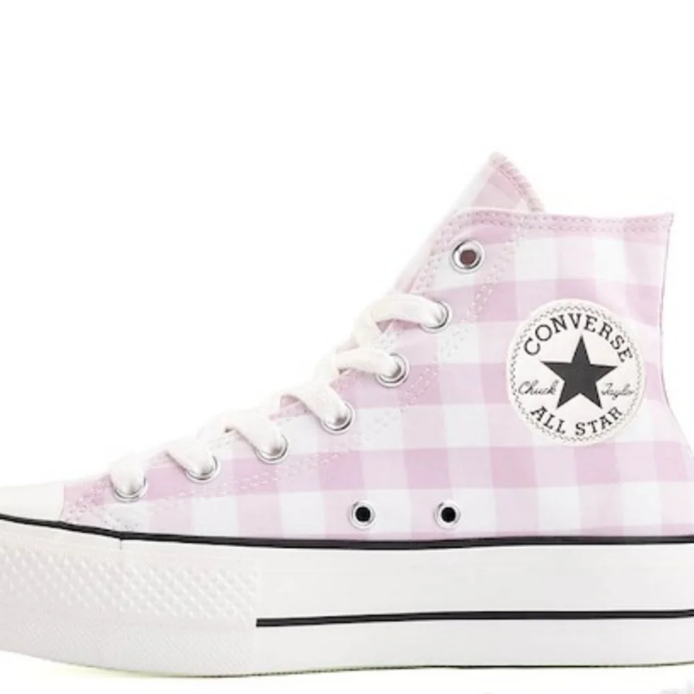 Converse Chuck Taylor All Star High Lift Platform Sneaker- Pink/White - Picture 2 of 14